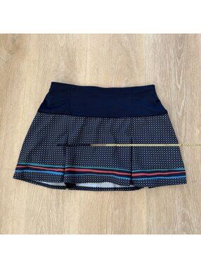 Lucky in Love Women's Golf Tennis Skort Midnight Navy Size M (Y6)